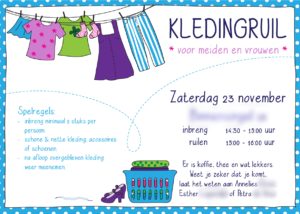 uitnodiging kledingruil