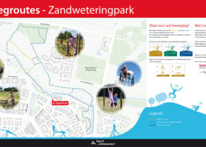 startbord beweegroutes zandweteringpark deventer